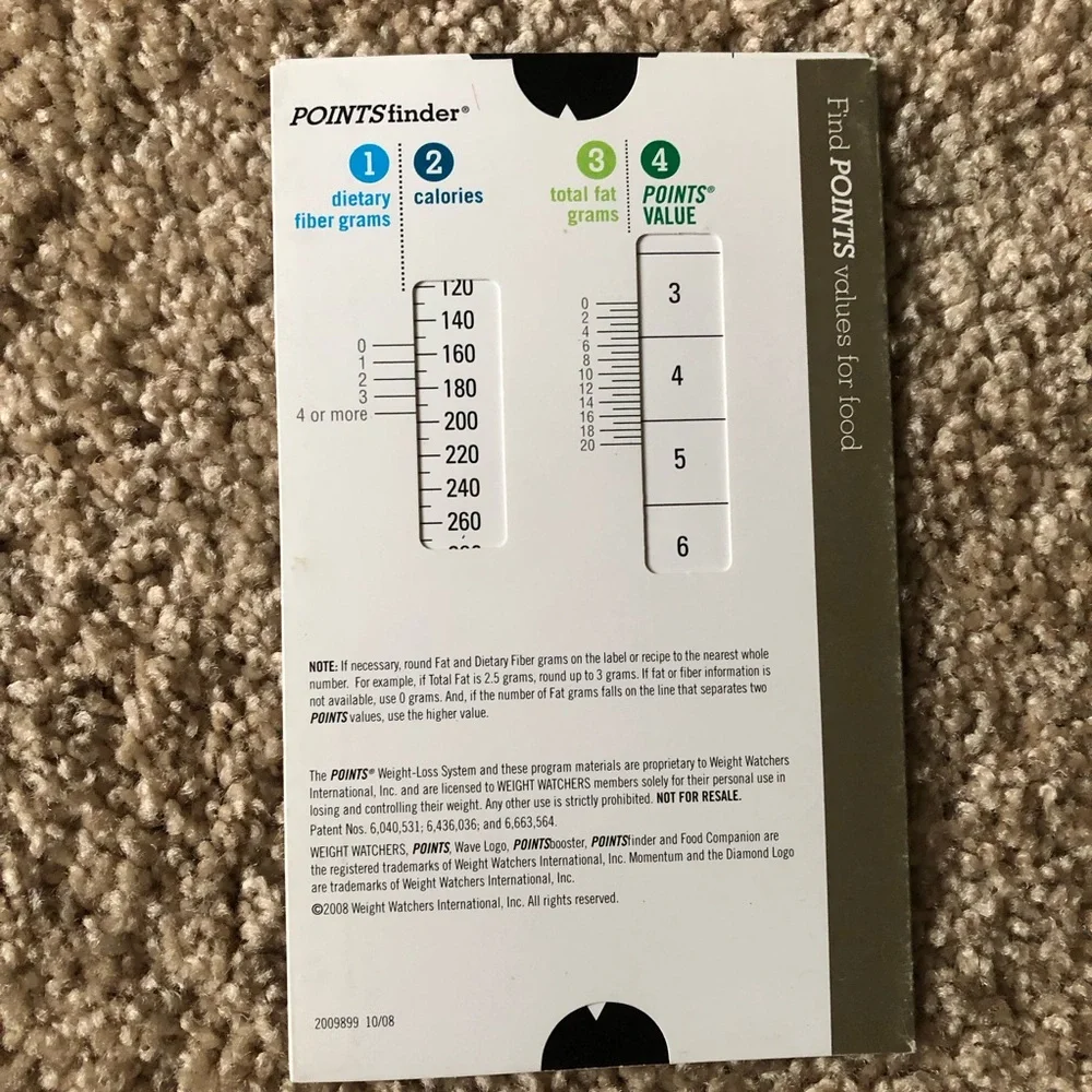 Weight Watchers Bundle kit 2010 calculator dining out used READ